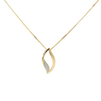 Anhänger Gelbgold 18kt mit Brillanten