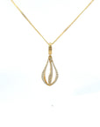 Anhänger Gelbgold 18kt mit Brillanten