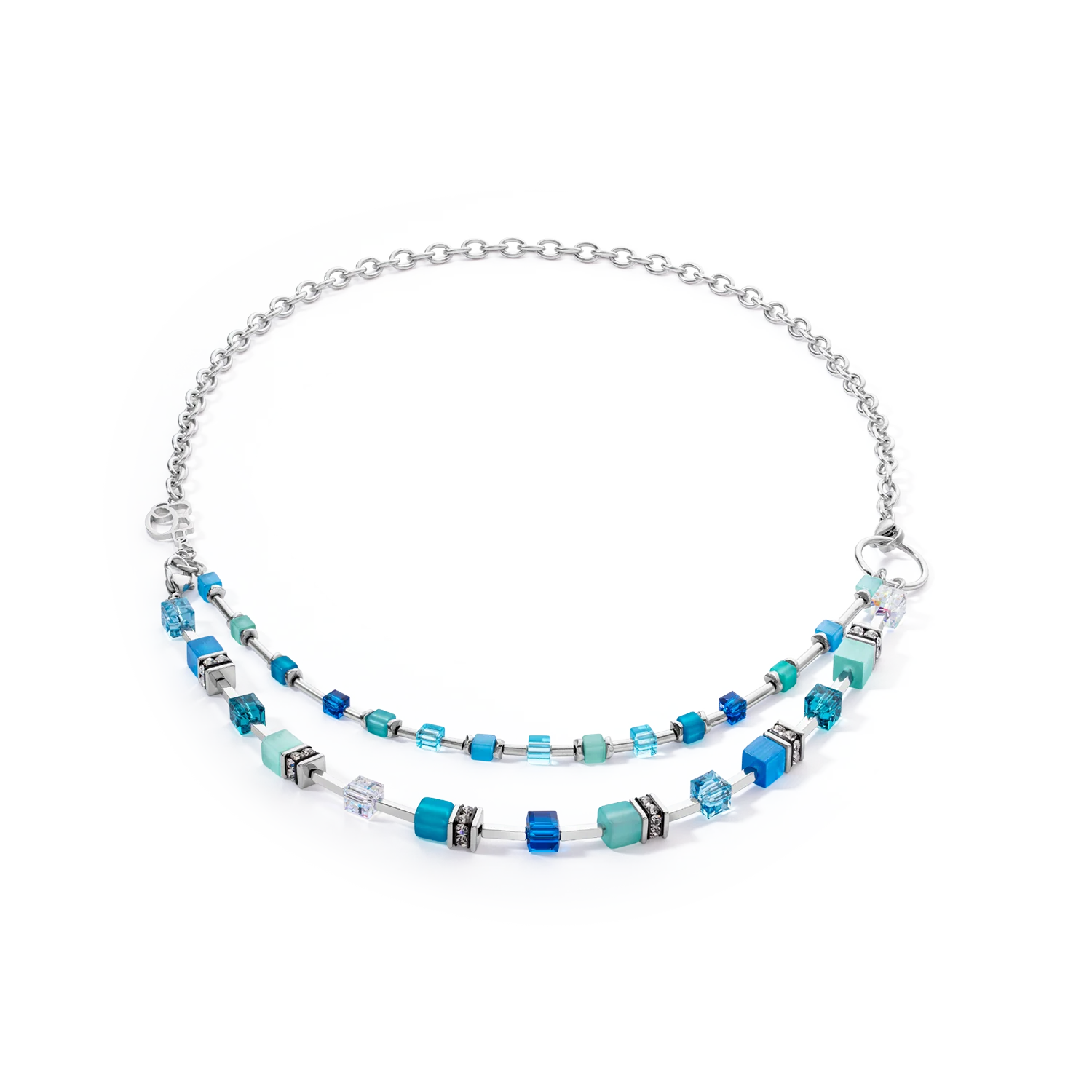 Collier GeoCUBE® Iconic Layer Chain Ocean Vibes