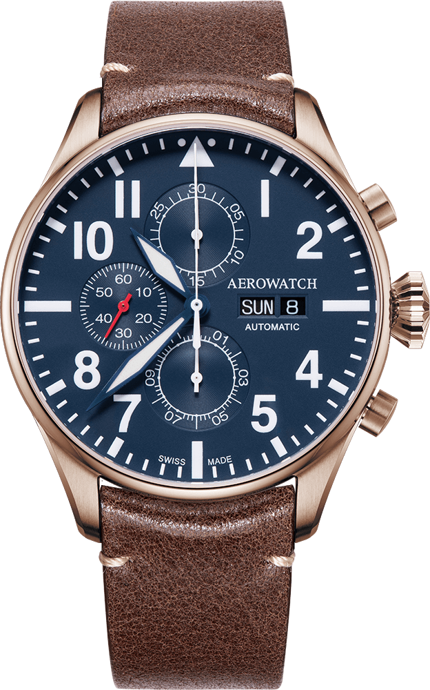 Aerowatch Les Grandes Classiques Flieger Chrono Auto