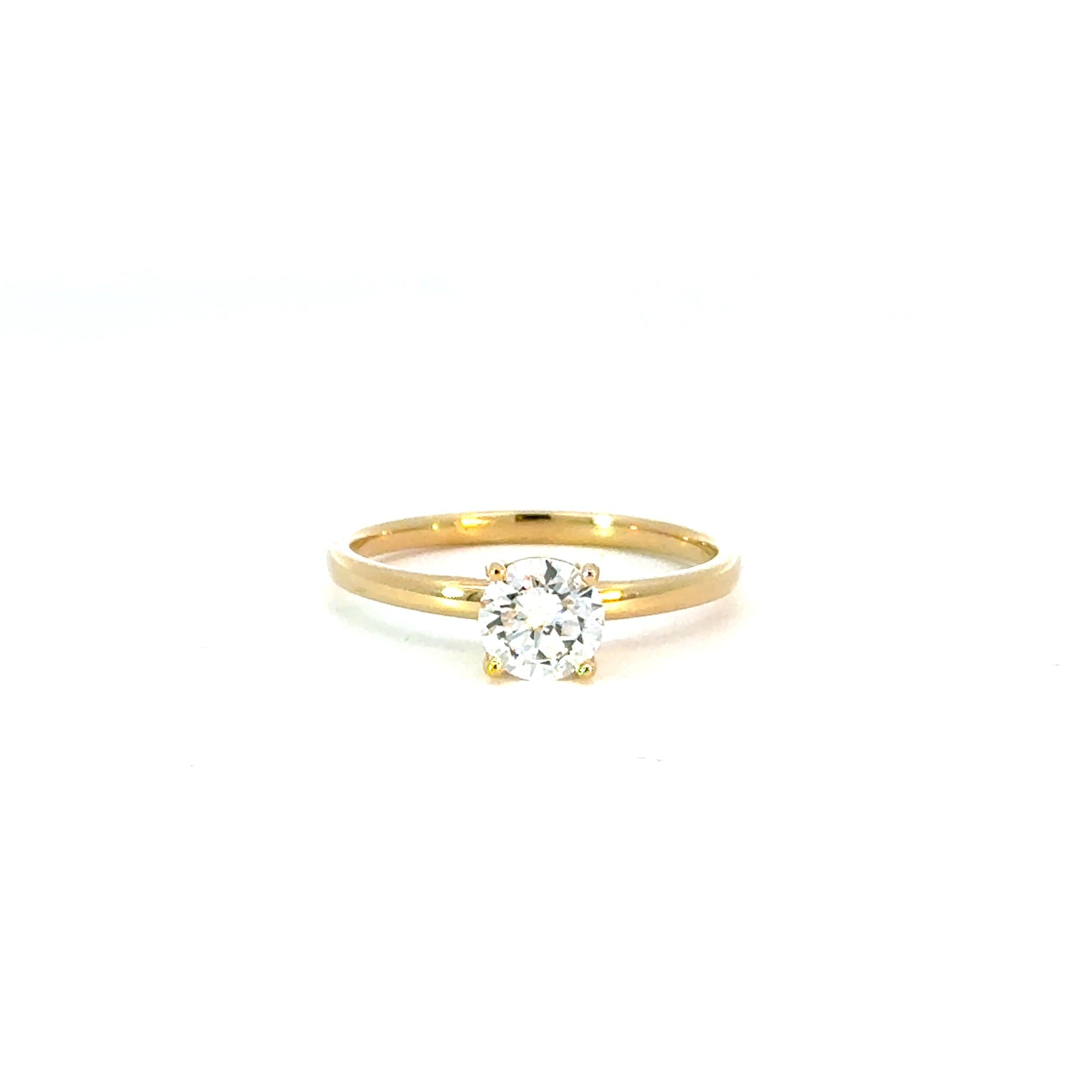 Ring in Gelbgold 18kt mit Labordiamant