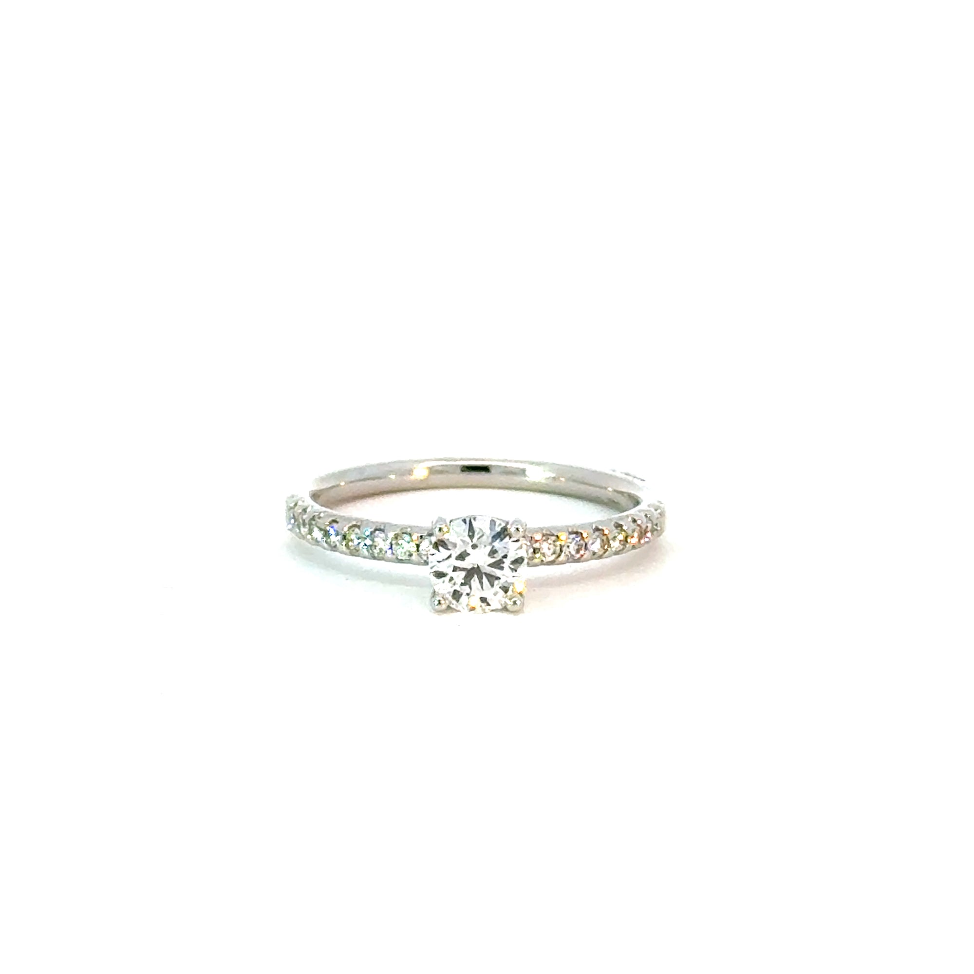 Ring in Weissgold 18kt mit Labordiamanten