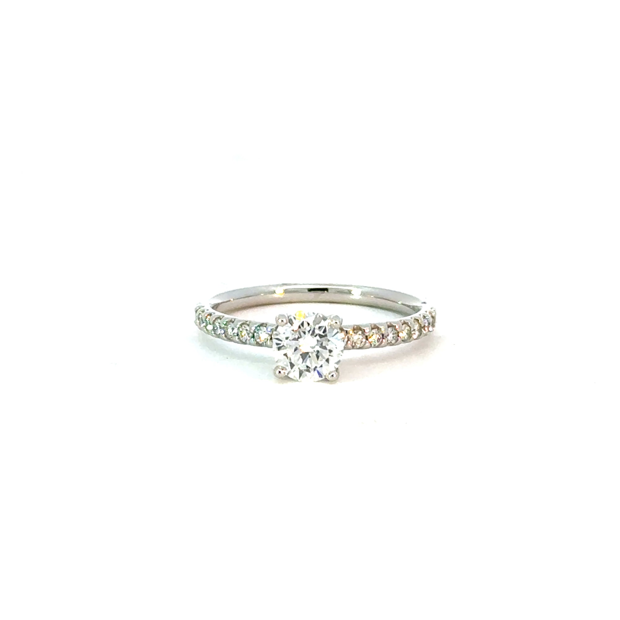 Ring in Weissgold 18kt mit Labordiamanten