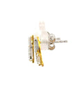 Ohrstecker in Silber vergoldet mit Zirkonia