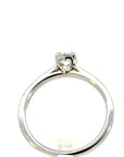 Ring Solitär in Weissgold 18kt mit Brillant