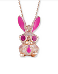 Anhänger Hase Ms.Roxy limitiert Silber rose vergoldet
