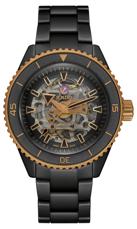 Rado Captain Cook High-Tech Ceramic Skeleton – Goldlaedeli
