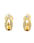 Ohrringe in Gelbgold 18kt mit Brillanten