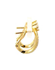 Ohrringe in Gelbgold 18kt mit Brillanten