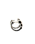Creolen in Weissgold 18kt mit Brillanten