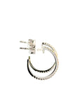 Creolen in Weissgold 18kt mit Brillanten