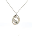 Anhänger in Weissgold 18kt mit Brillanten