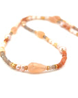 Collier Perlen und Mondstein