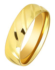 Partnerring Edelstahl goldfarbig
