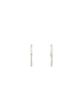 Creolen Weissgold 18kt mit Brillant