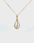 Anhänger Gelbgold 18kt mit Brillanten