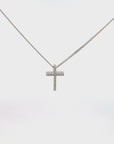 Anhänger Kreuz Weissgold 18kt mit Brillanten