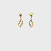 Ohrstecker Gelbgold 18kt mit Brillanten