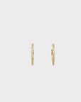Creolen Gelbgold 18kt mit Brillanten