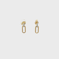 Ohrstecker Gelbgold 18kt mit Brillant