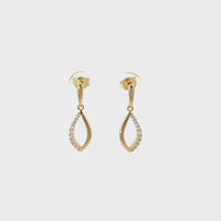 Ohrstecker Gelbgold 18kt mit Brillanten