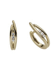 Creolen mit Brillanten in Gelbgold 750