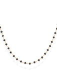 Amen Collier Silber 925 mit Kristall Schwarz