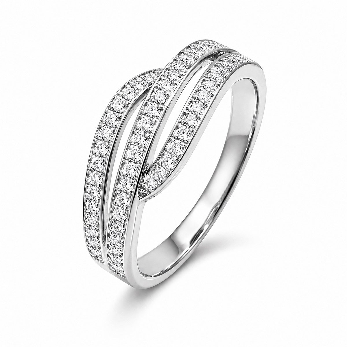 Ring in Weissgold 18kt mit Brillanten