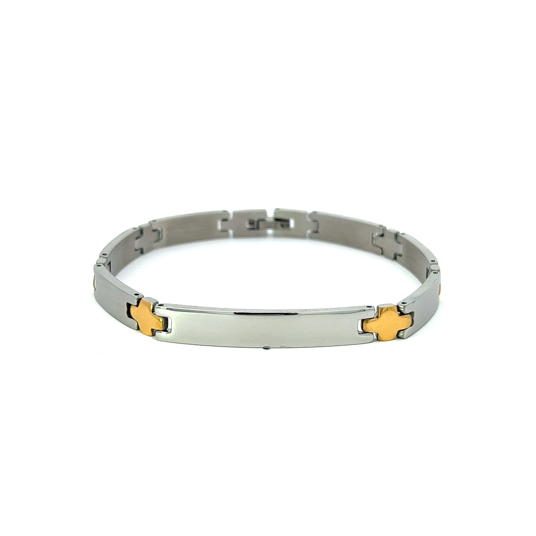 Armband Edelstahl bicolor