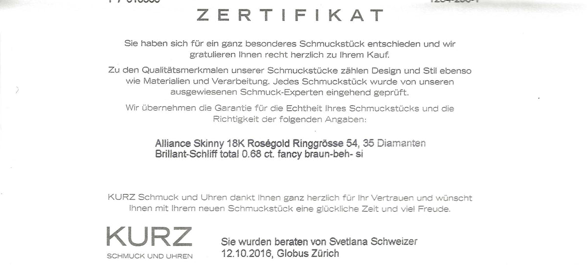 Ring Alliance in Rosegold 18kt mit Brillanten