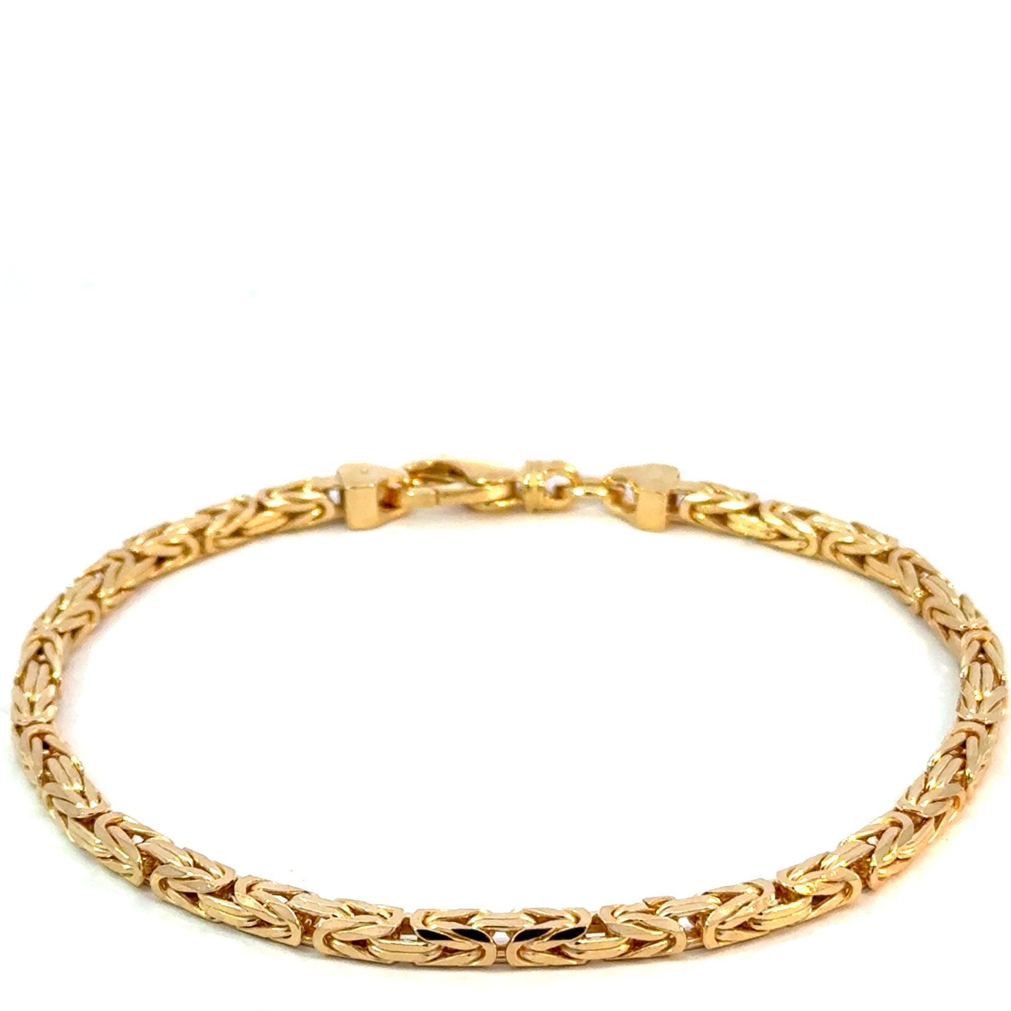 Bracelet Königskette in Silber vergoldet