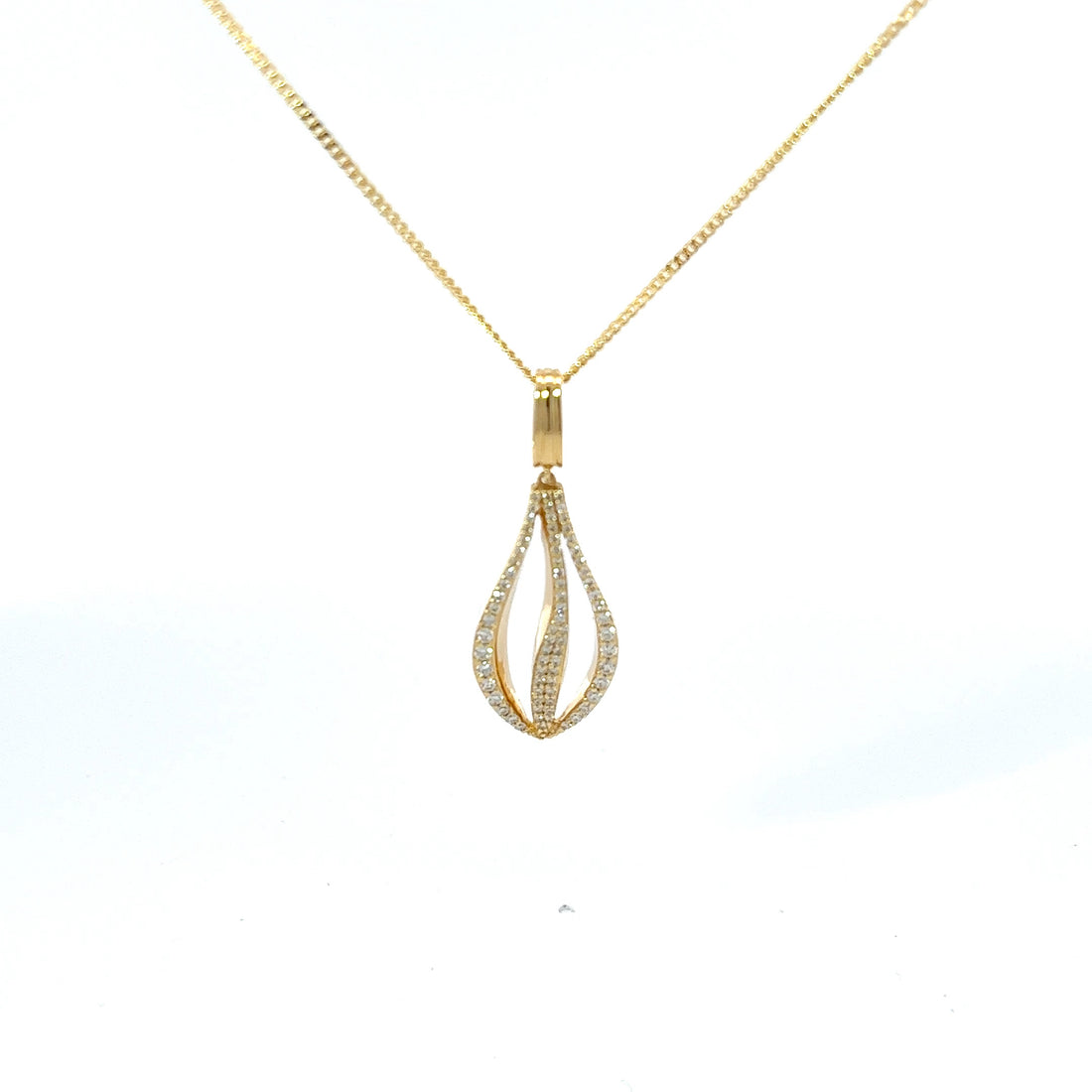 Anhänger Gelbgold 18kt mit Brillanten