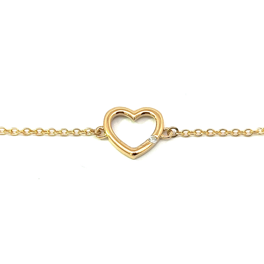Armband Gelbgold 18kt mit Herz