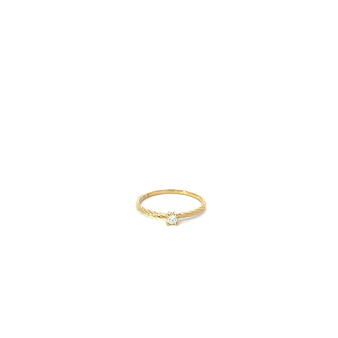 Solitair Gelbgold 18kt