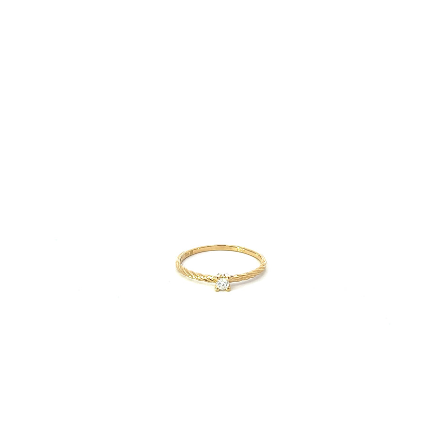 Solitair Gelbgold 18kt