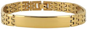 Armband in Edelstahl vergoldet