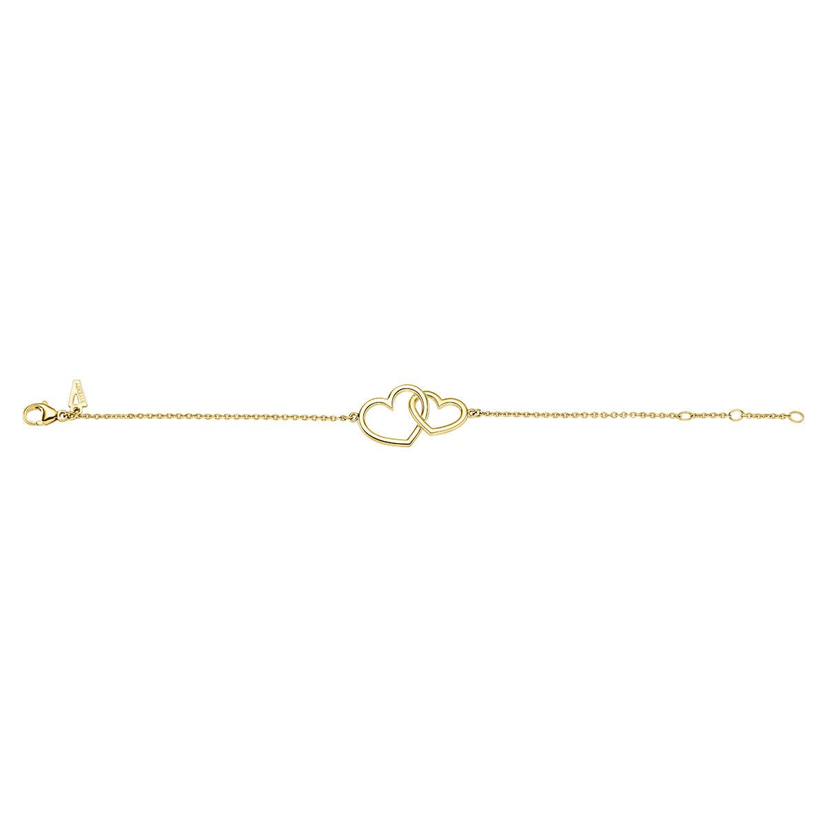 Armband &quot;Herz&quot; in Silber vergoldet
