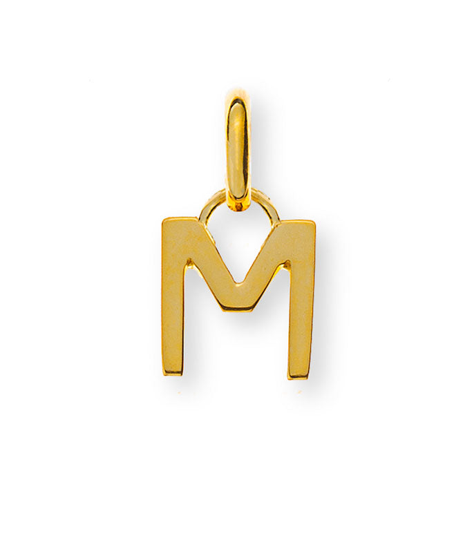Anhänger Buchstabe &quot;M&quot; in Gelbgold 18kt