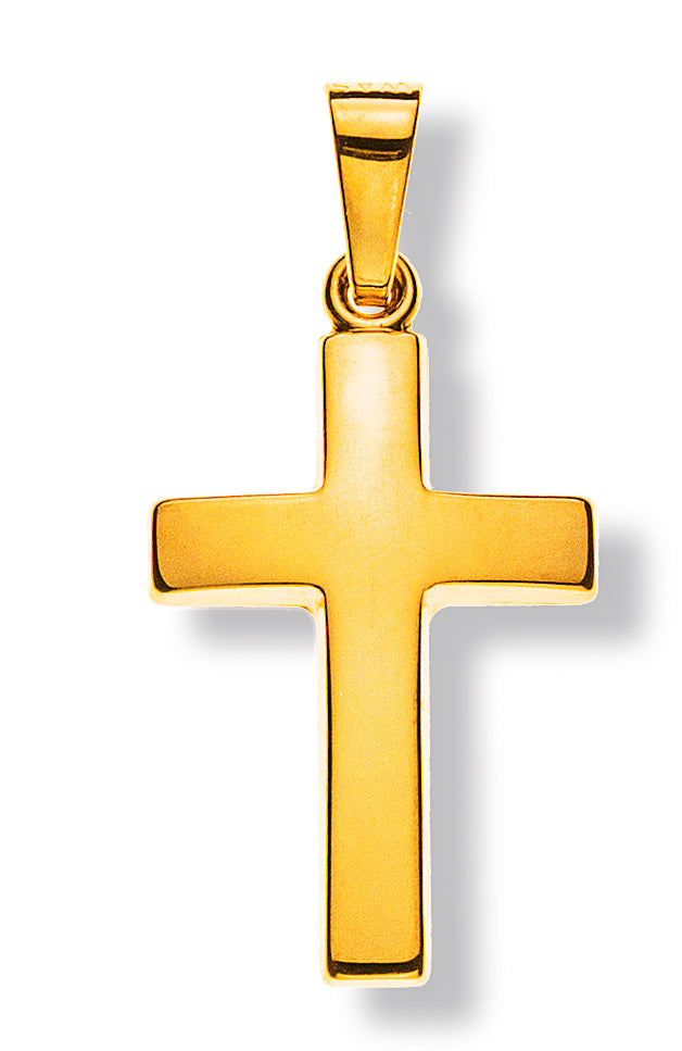 Anhänger Kreuz in Gelbgold 18kt