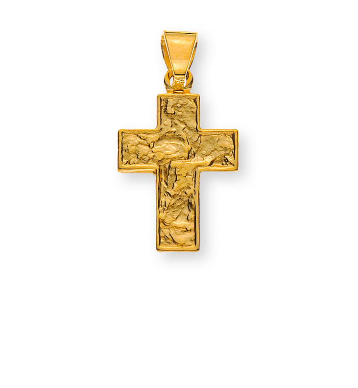 Anhänger Kreuz in Gelbgold 18kt