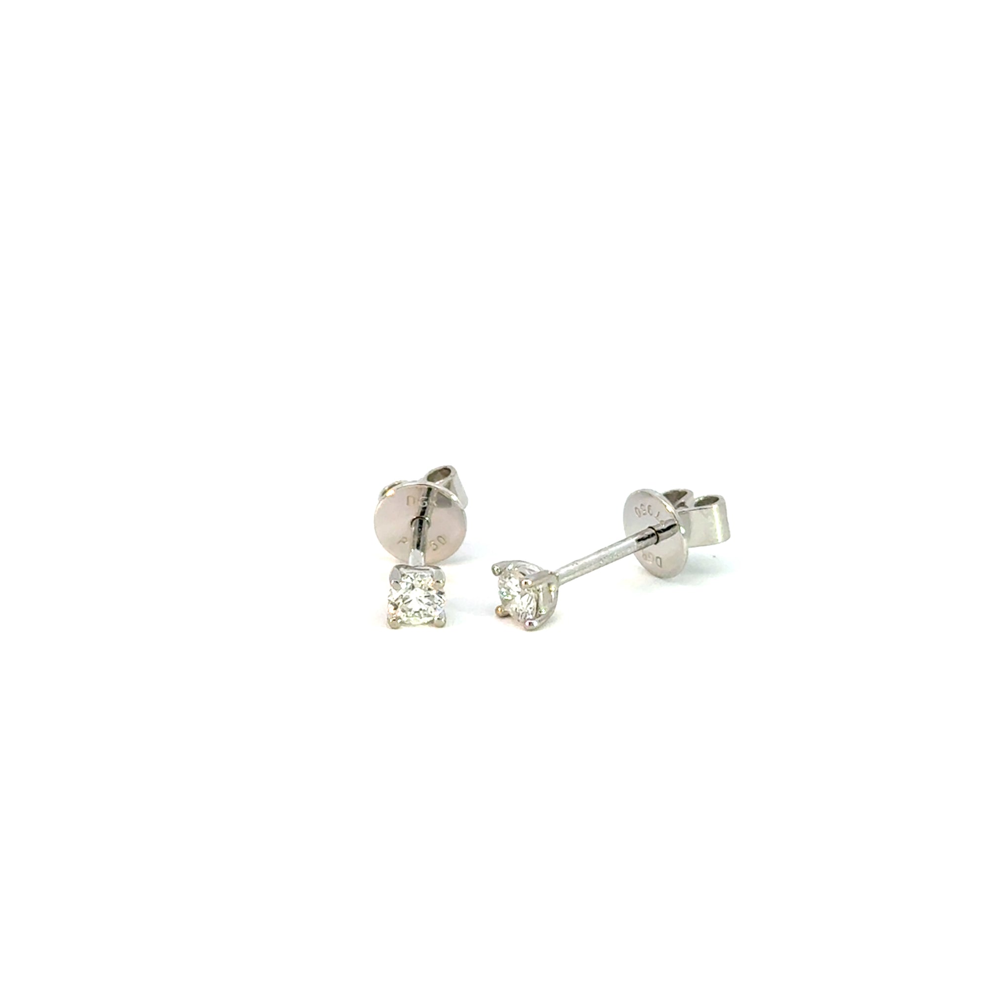 Ohrstecker in Platin mit Brillanten