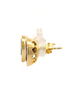 Ohrstecker in Gelbgold 18kt mit Rauchquarz
