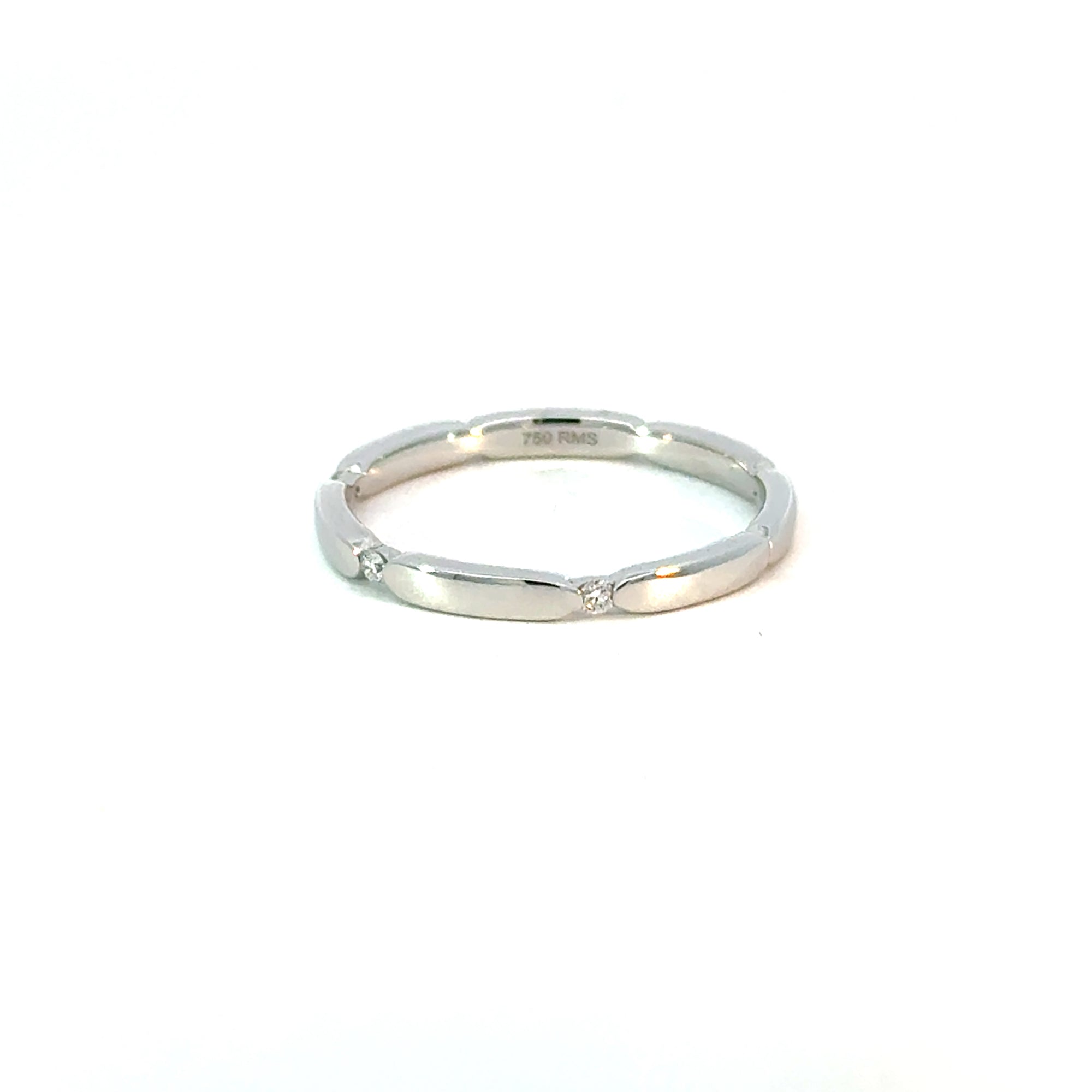 Ring in Weissgold 18kt mit Brillanten