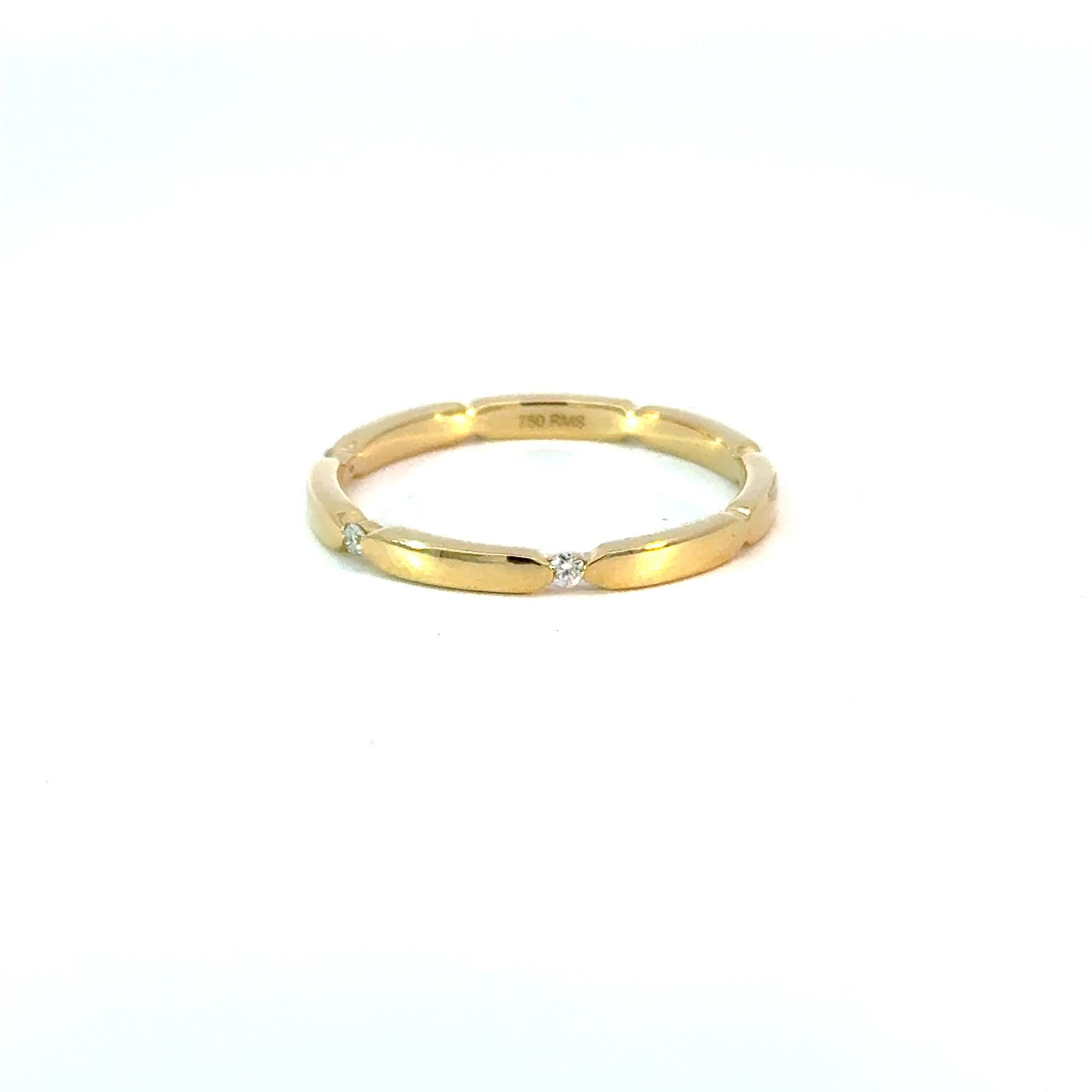 Ring in Gelbgold 18kt mit Brillanten
