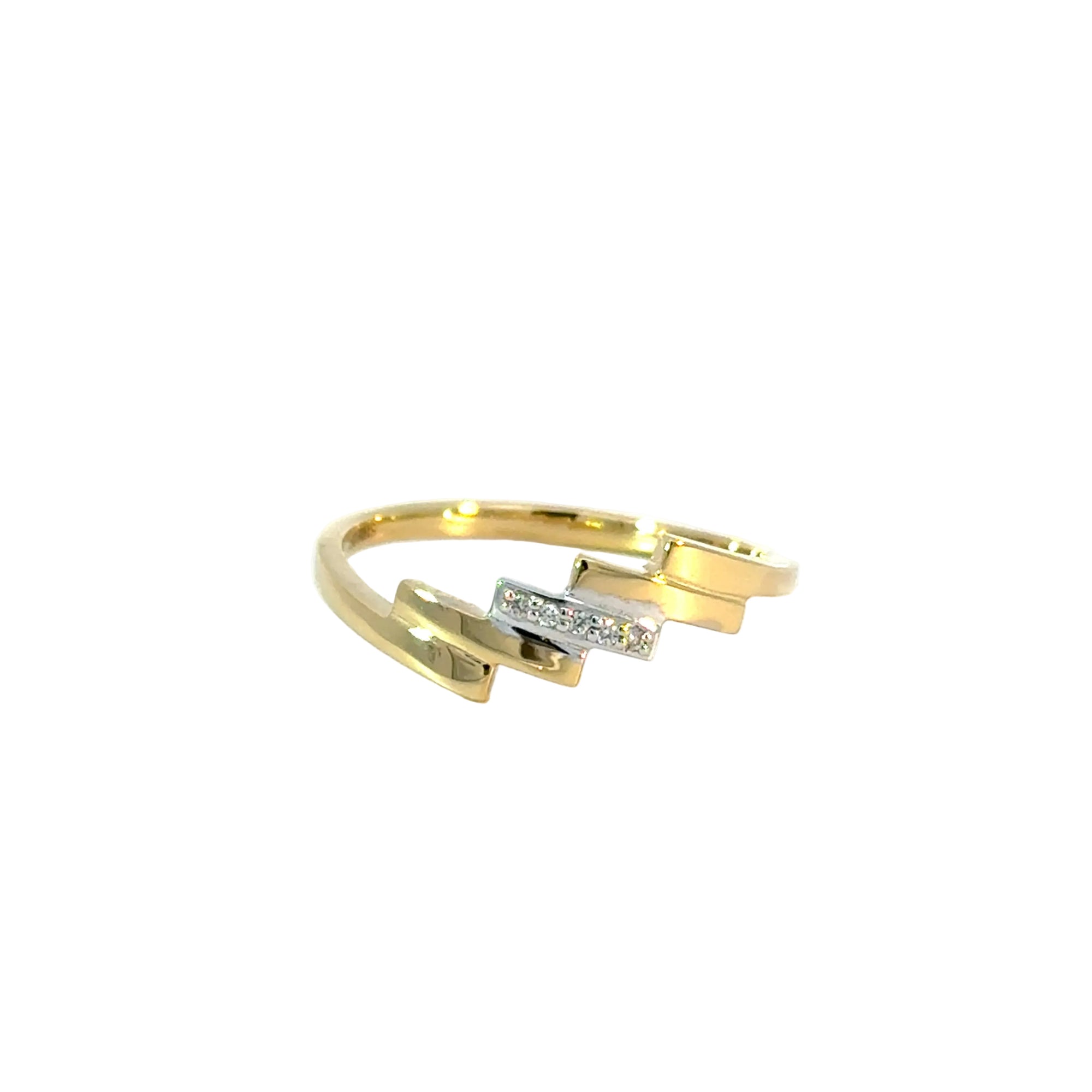 Ring in Gelbgold 18kt mit Brillanten