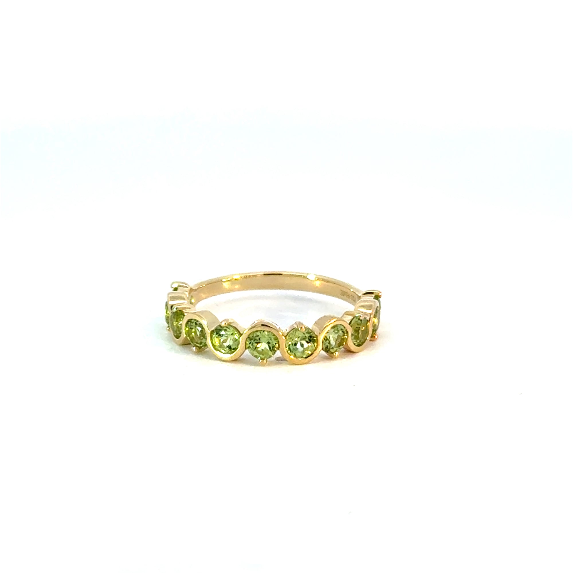 Ring in Gelbgold 18kt mit Peridot