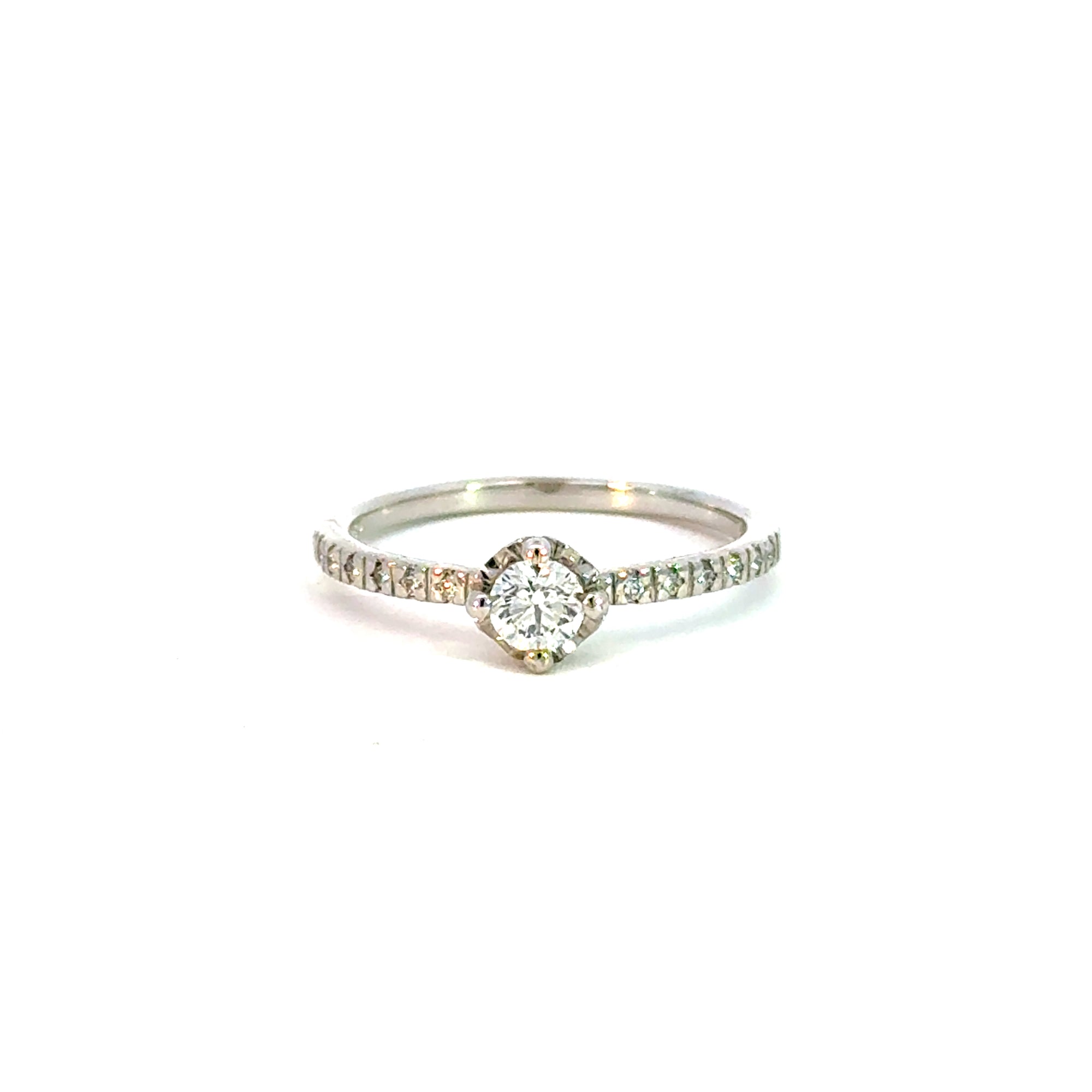 Ring in Weissgold 18kt mit Brillanten