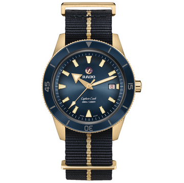 Rado Captaincook Bronze blau