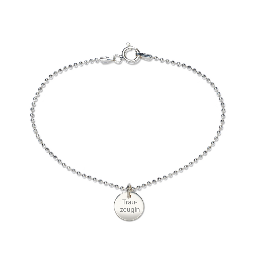 Armband Trauzeugin rose vergoldet