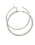 Creolen in Weissgold 18kt mit Brillanten